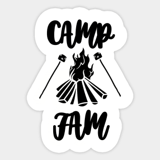 Camp Fam Funny Camping Quote Sticker